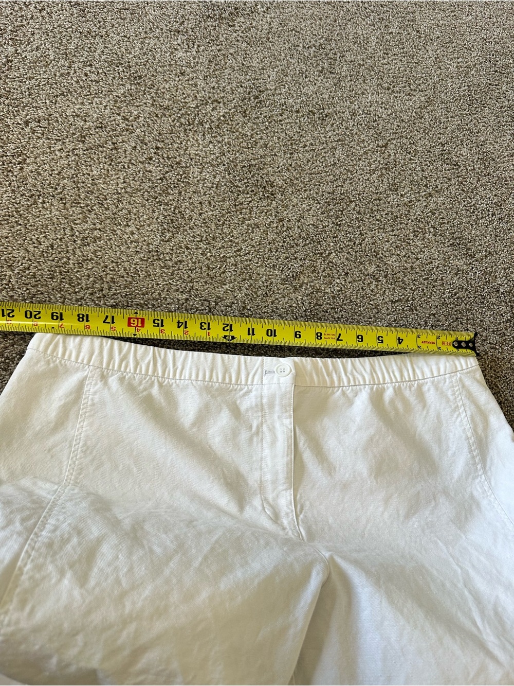 Eileen Fisher Cotton Hemp Stretch Lantern Pant White Size 1X - Picture 11 of 13